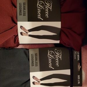 Fleece lined leggings
